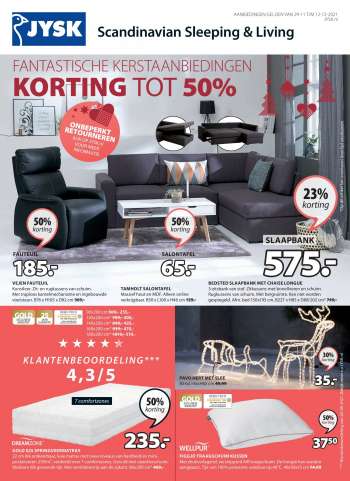JYSK-aanbieding - 29.11.2021 - 12.12.2021.
