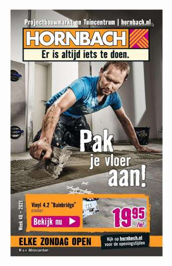Hornbach-aanbieding - 29.11.2021 - 2.1.2022.