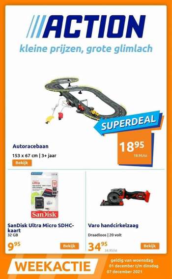 Action-aanbieding - 1.12.2021 - 7.12.2021.