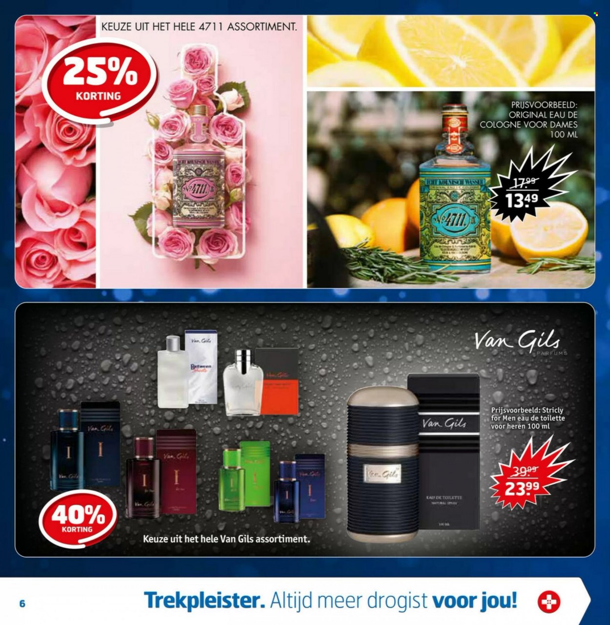 thumbnail - Trekpleister-aanbieding - 7-12-2021 - 19-12-2021 -  producten in de aanbieding - Eau de Toilette, Eau De cologne, Cologne, Van Gils. Pagina 6.