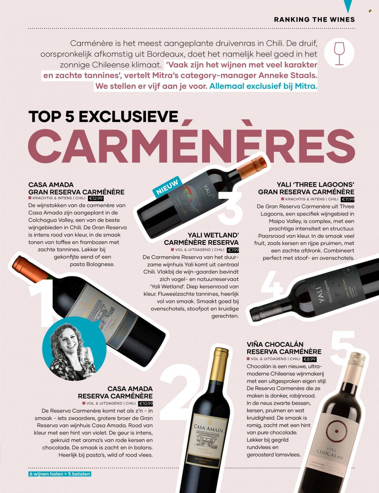 thumbnail - Mitra-aanbieding -  producten in de aanbieding - Carmenère, wijn. Pagina 43.