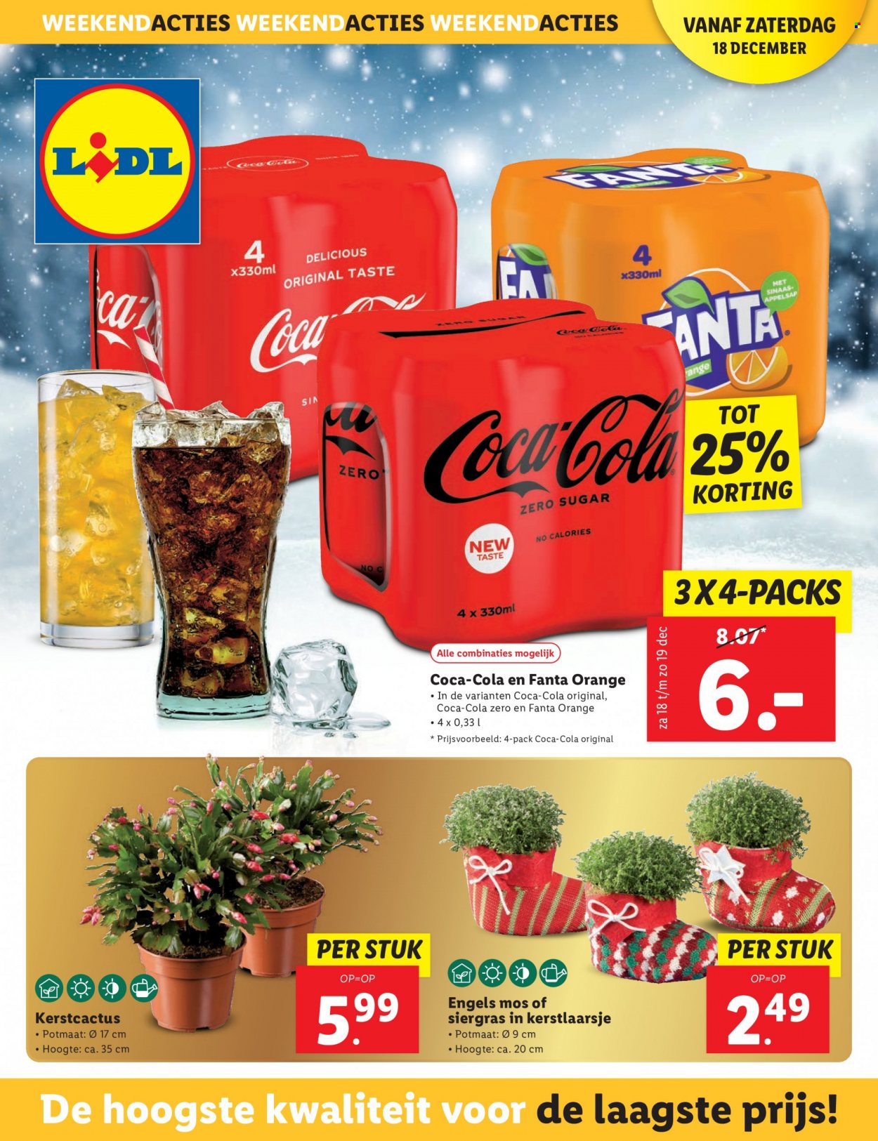 thumbnail - Lidl-aanbieding - 13-12-2021 - 19-12-2021 -  producten in de aanbieding - appelsap, Coca-Cola, Fanta. Pagina 36.
