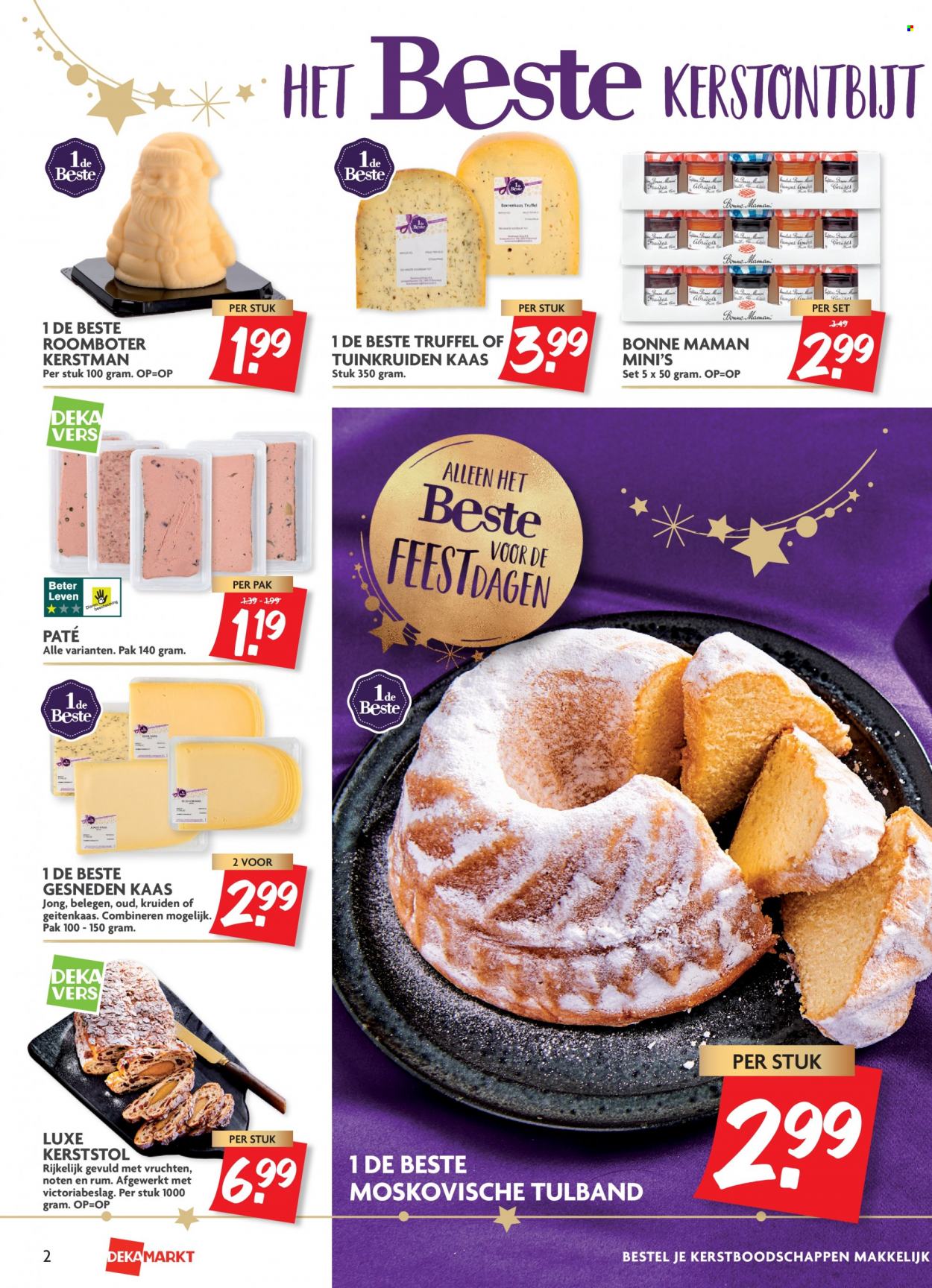 thumbnail - DekaMarkt-aanbieding - 19-12-2021 - 26-12-2021 -  producten in de aanbieding - paté, kaas, roomboter, rum. Pagina 2.