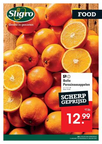 Sligro-aanbieding - 6.1.2022 - 24.1.2022.