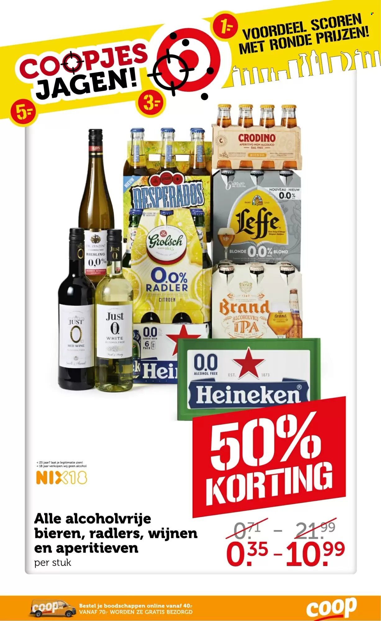 thumbnail - Coop-aanbieding - 3-1-2022 - 9-1-2022 -  producten in de aanbieding - Leffe, Heineken, Grolsch, citroen, riesling. Pagina 2.