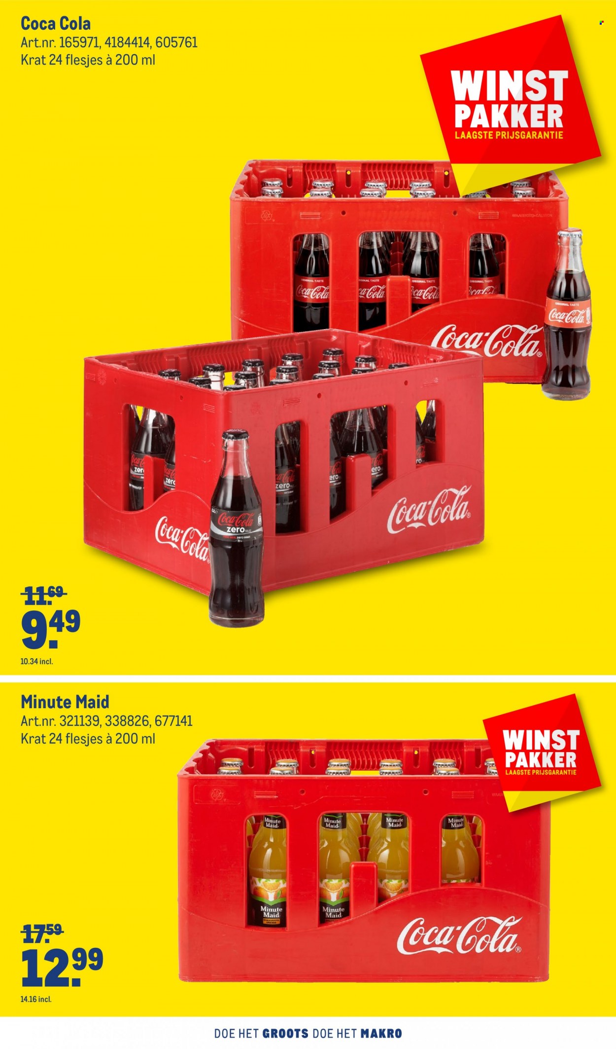 thumbnail - Makro-aanbieding - 5-1-2022 - 1-2-2022 -  producten in de aanbieding - Coca-Cola. Pagina 4.
