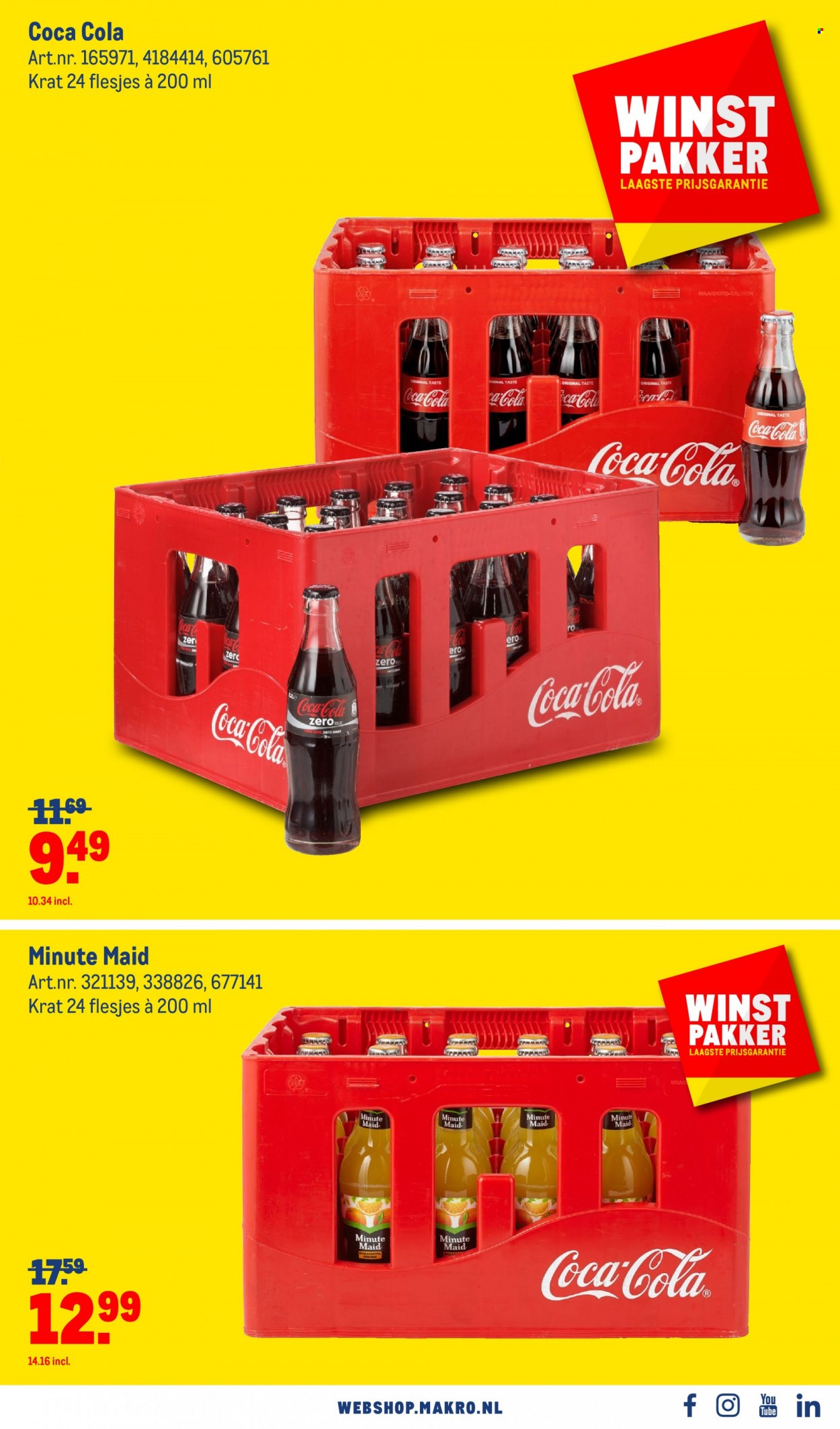thumbnail - Makro-aanbieding - 5-1-2022 - 1-2-2022 -  producten in de aanbieding - Coca-Cola. Pagina 3.