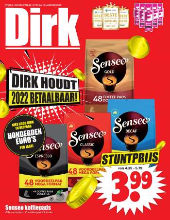 Dirk-aanbieding - 9.1.2022 - 15.1.2022.