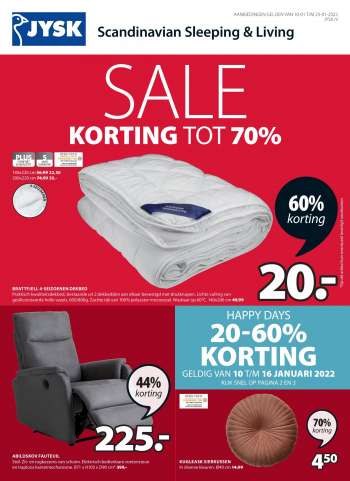 JYSK-aanbieding - 10.1.2022 - 23.1.2022.
