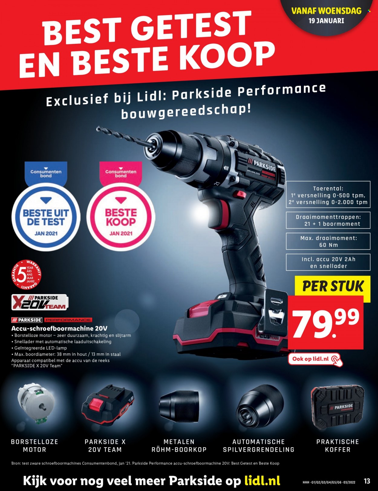 Lidl-aanbieding - 17-1-2022 - 23-1-2022. Pagina 13