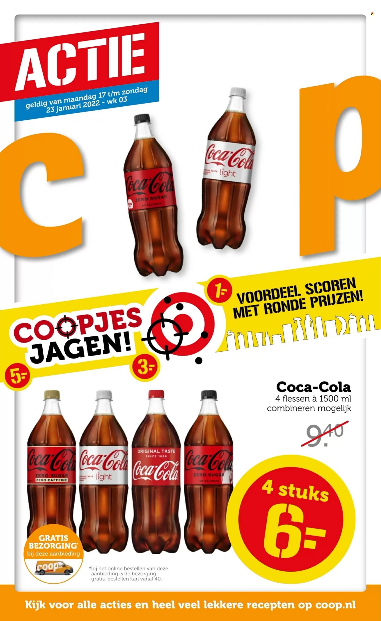thumbnail - Coop-aanbieding - 17-1-2022 - 23-1-2022 -  producten in de aanbieding - Coca-Cola. Pagina 1.
