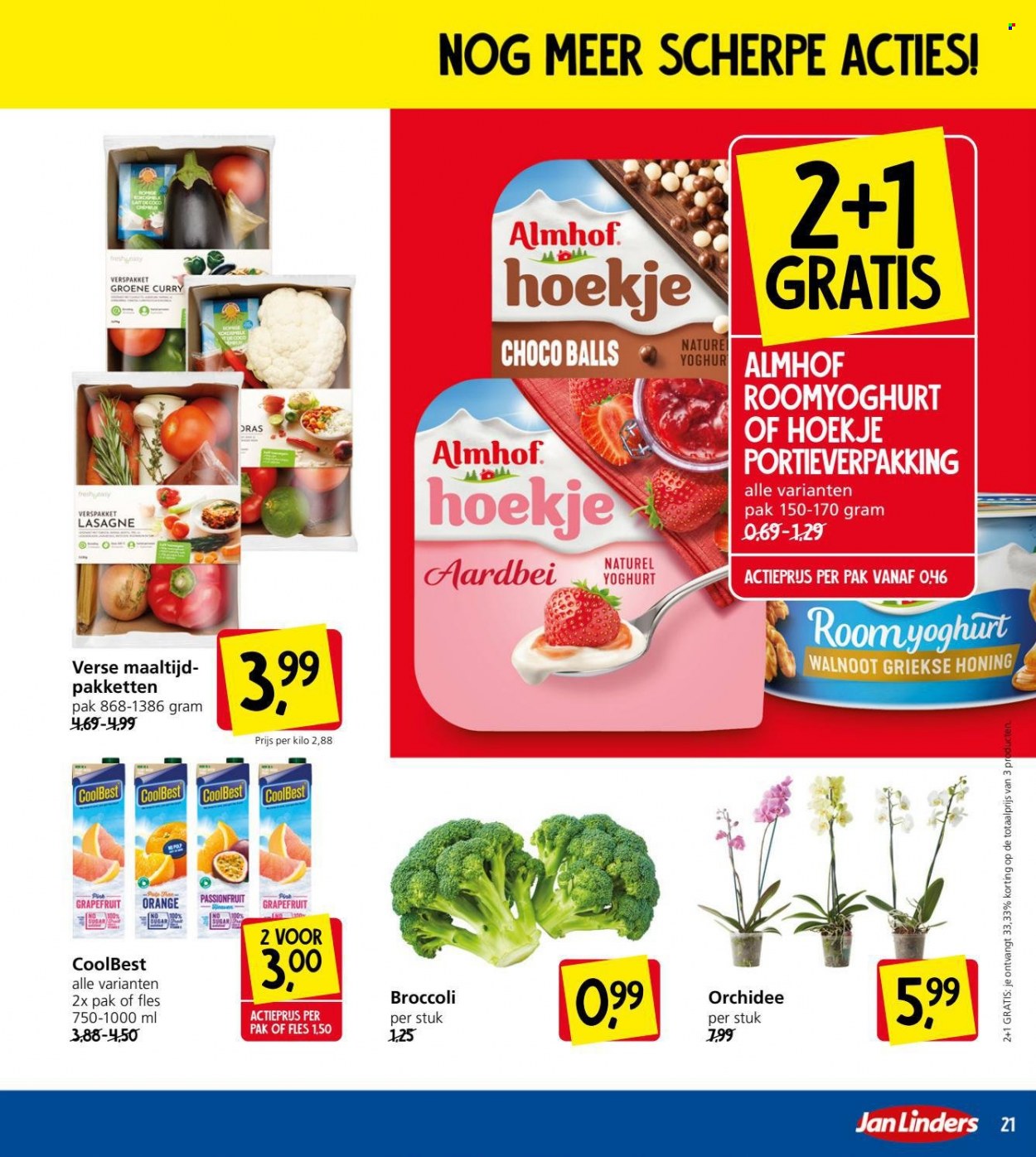 thumbnail - Jan Linders-aanbieding - 17-1-2022 - 23-1-2022 -  producten in de aanbieding - grapefruit, lasagne, yoghurt, curry. Pagina 21.