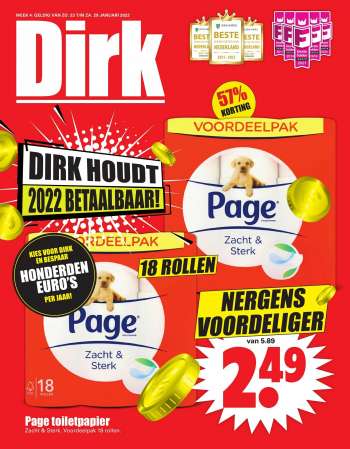Dirk-aanbieding - 23.1.2022 - 29.1.2022.