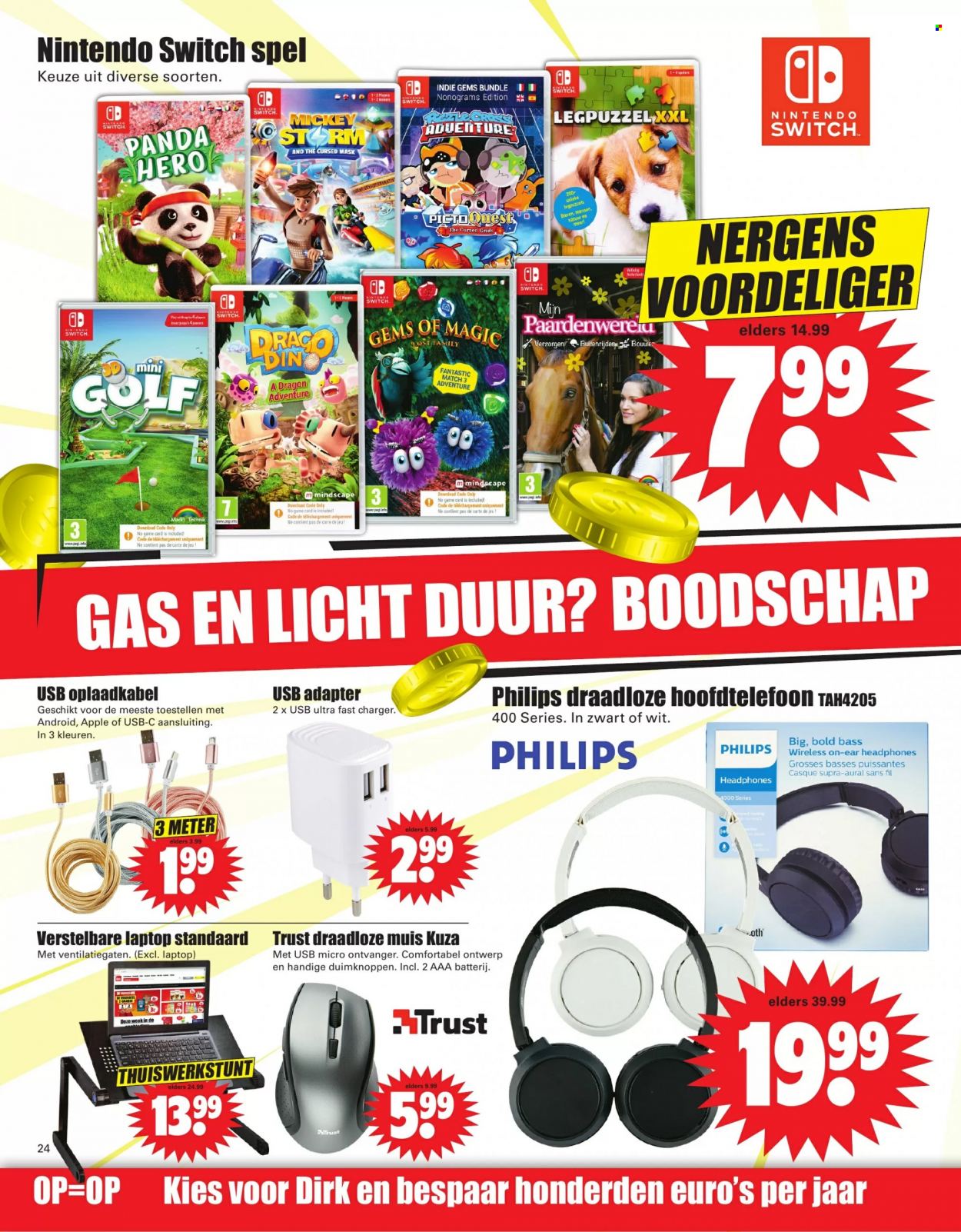 thumbnail - Dirk-aanbieding - 23-1-2022 - 29-1-2022 -  producten in de aanbieding - dragon, Philips. Pagina 26.