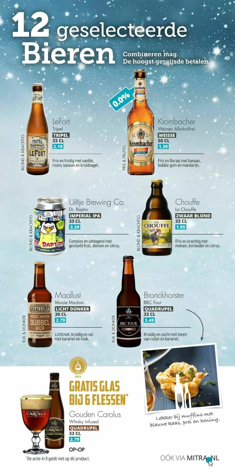 thumbnail - Mitra-aanbieding - 24-1-2022 - 6-2-2022 -  producten in de aanbieding - bier, IPA, whisky. Pagina 7.