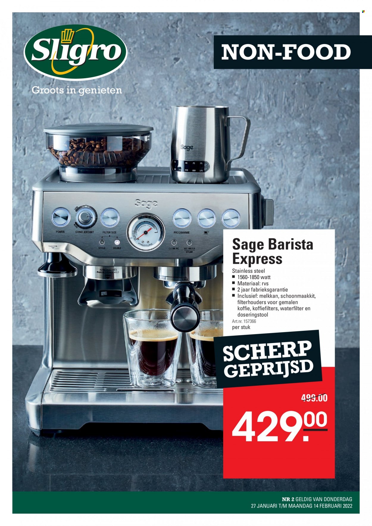 Sligro-aanbieding - 27-1-2022 - 14-2-2022. Pagina 1