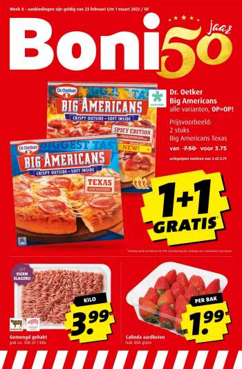 Boni-aanbieding - 23.2.2022 - 1.3.2022.