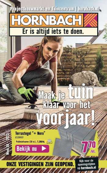 Hornbach-aanbieding - 21.2.2022 - 27.3.2022.