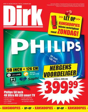 Dirk-aanbieding - 6.3.2022 - 12.3.2022.