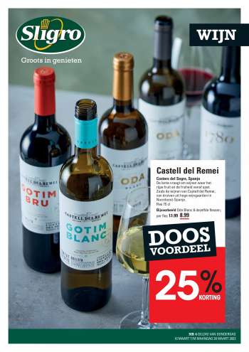 Sligro-aanbieding - 10.3.2022 - 28.3.2022.