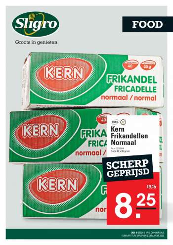 Sligro-aanbieding - 10.3.2022 - 28.3.2022.