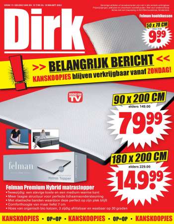 Dirk-aanbieding - 13.3.2022 - 19.3.2022.