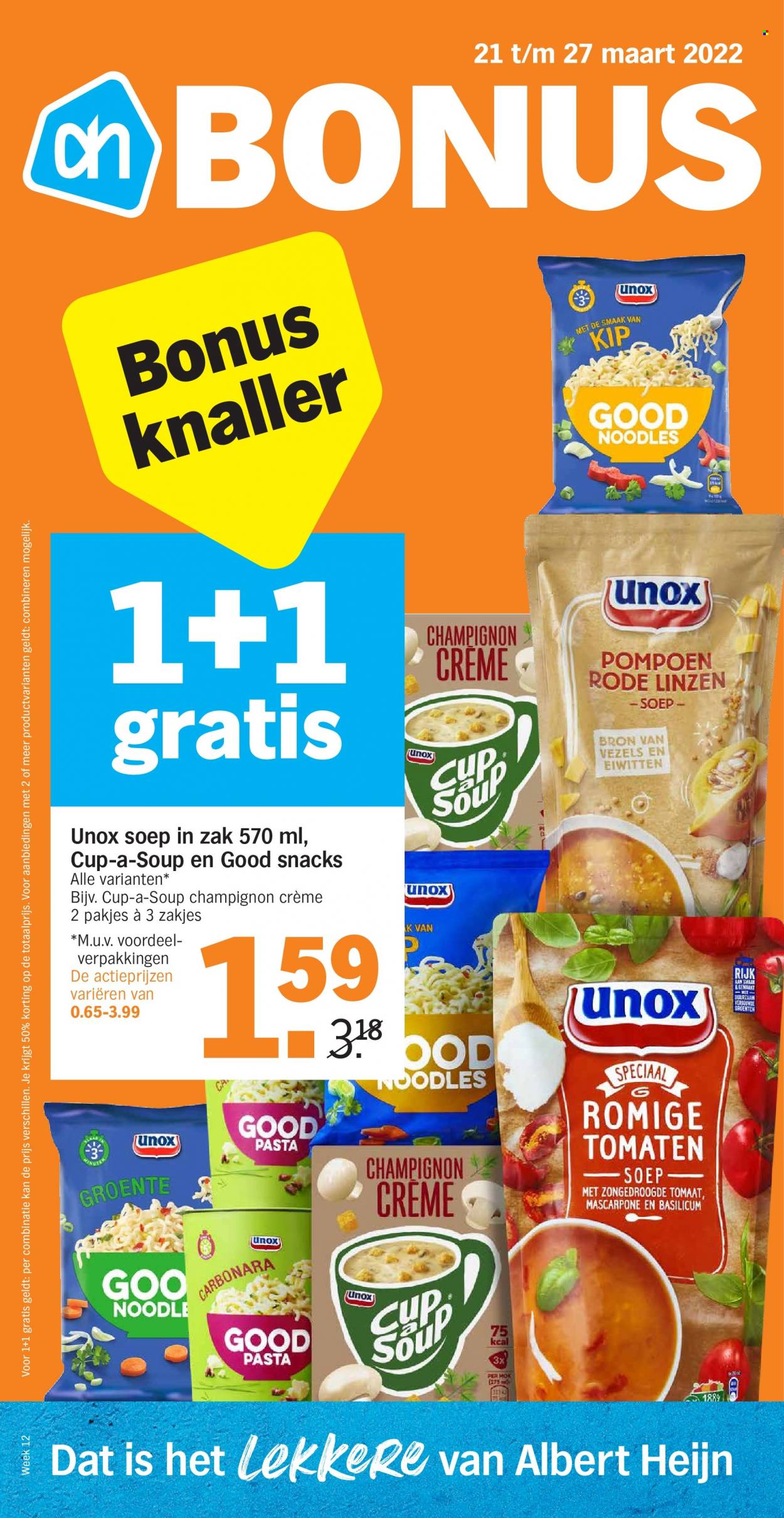 Albert Heijn-aanbieding - 21-3-2022 - 27-3-2022. Pagina 1