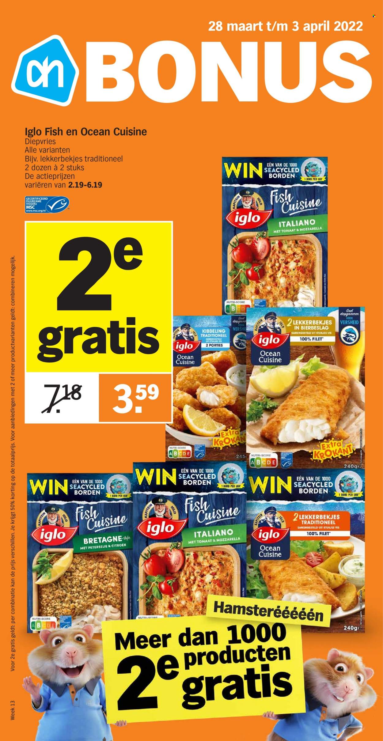 Albert Heijn-aanbieding - 28-3-2022 - 3-4-2022. Pagina 1