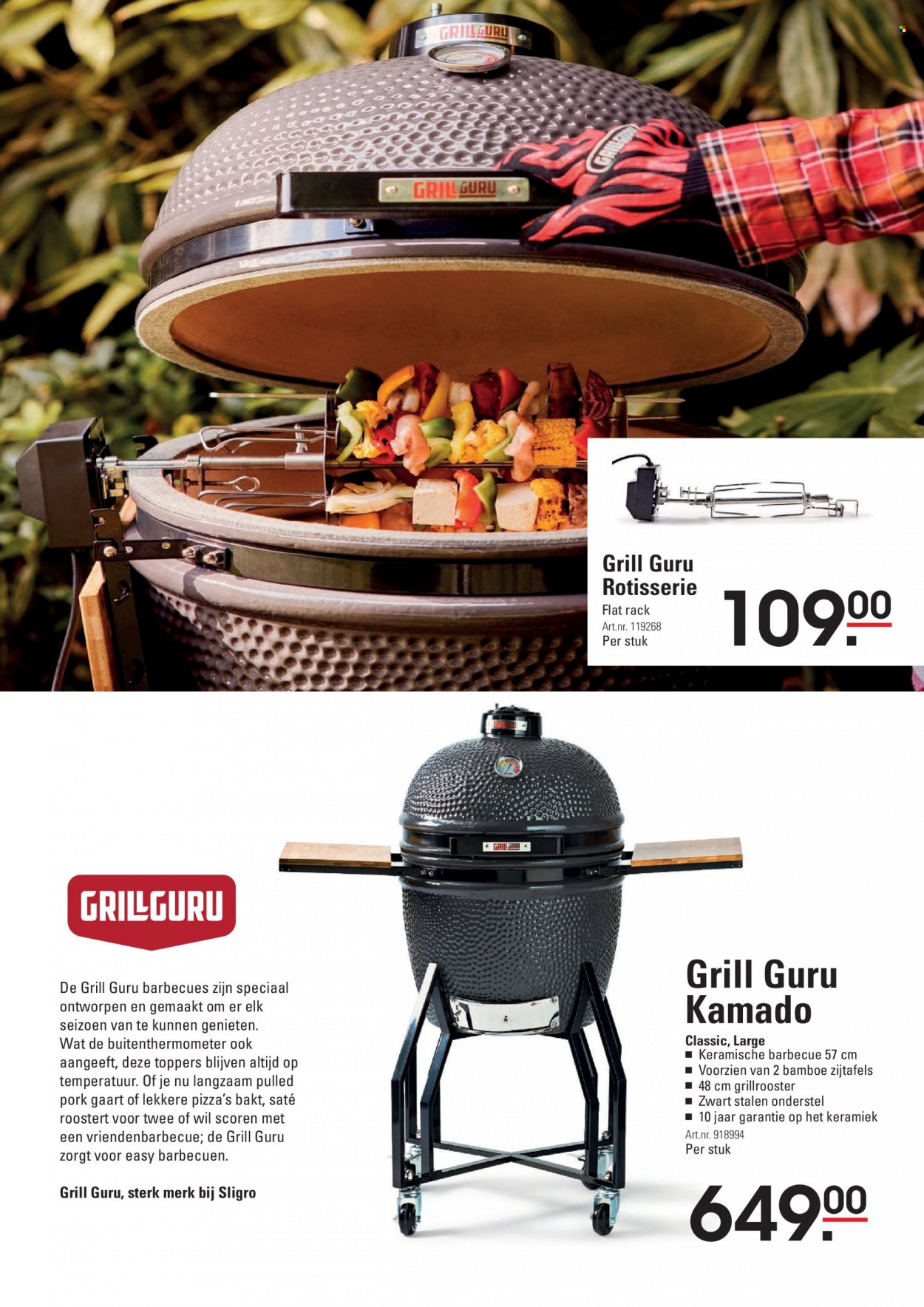 thumbnail - Sligro-aanbieding - 31-3-2022 - 22-8-2022 -  producten in de aanbieding - BBQ, grill. Pagina 8.