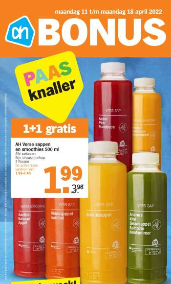 Albert Heijn-aanbieding - 11.4.2022 - 18.4.2022.