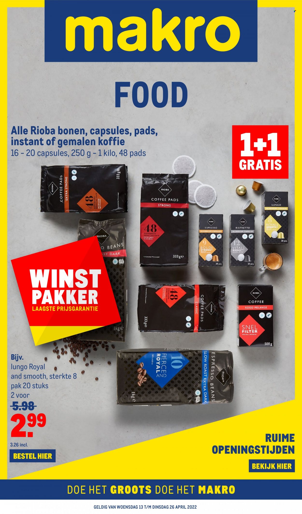 Makro-aanbieding - 13-4-2022 - 26-4-2022. Pagina 1