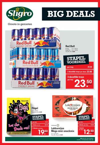 Sligro-aanbieding - 19.4.2022 - 9.5.2022.
