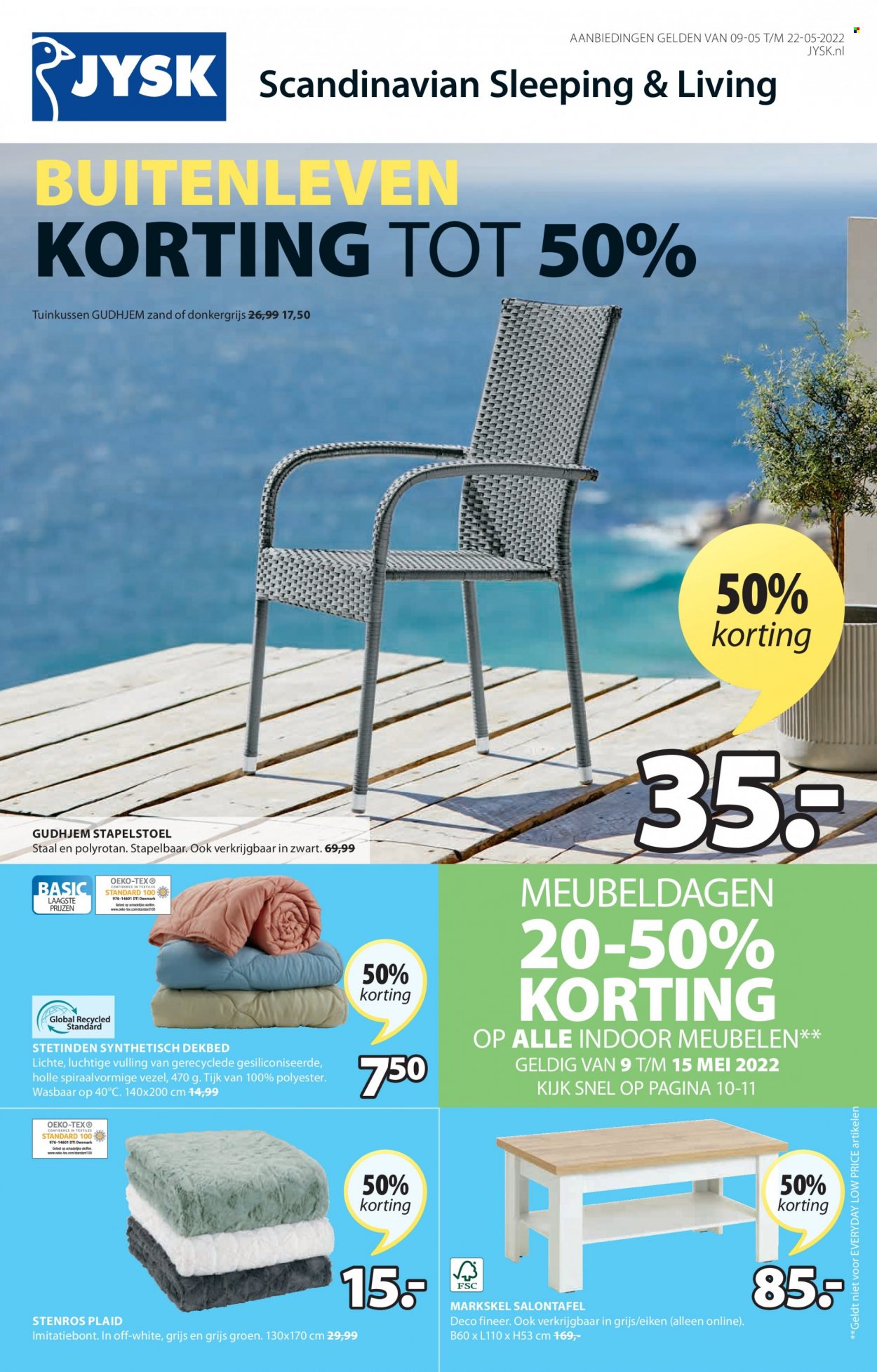 JYSK-aanbieding - 9-5-2022 - 22-5-2022. Pagina 1