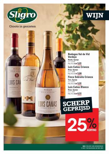 Sligro-aanbieding - 12.5.2022 - 30.5.2022.