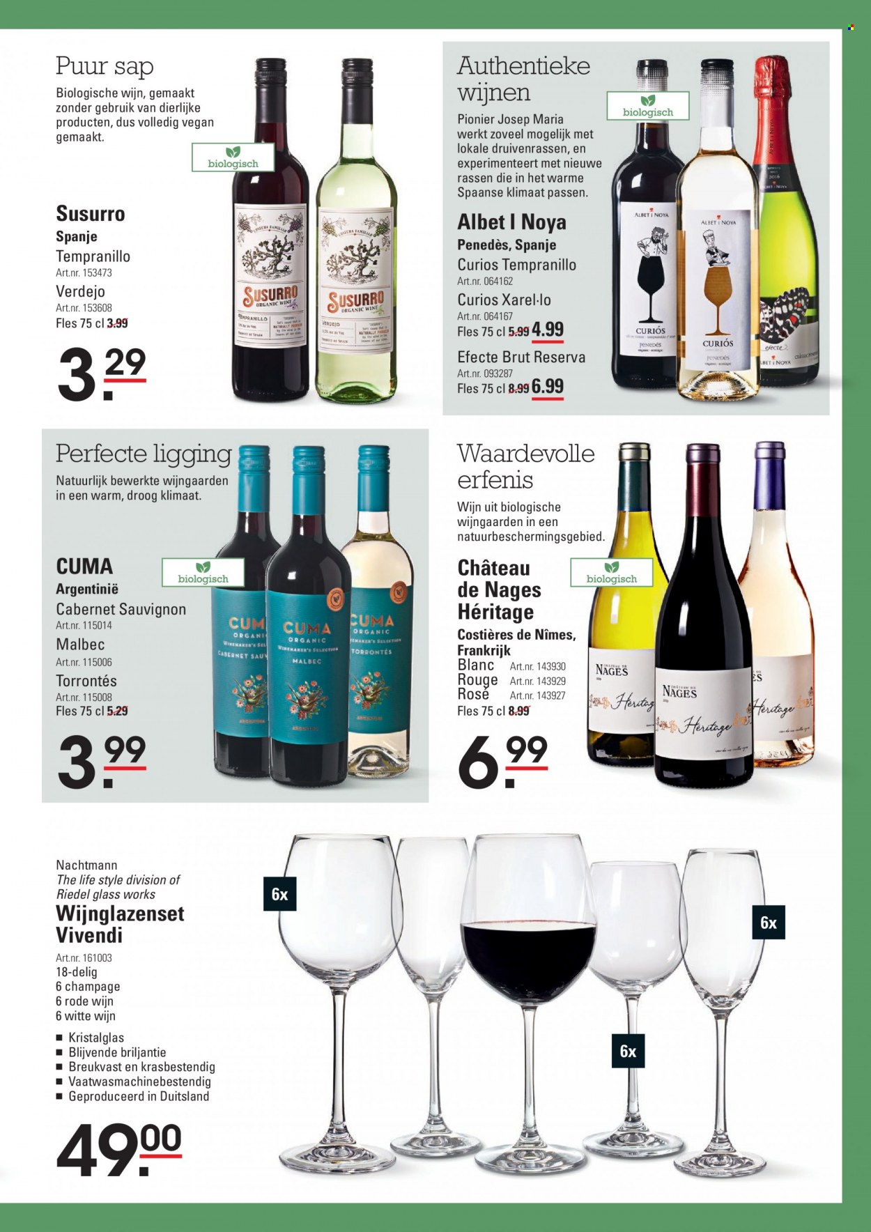 thumbnail - Sligro-aanbieding - 12-5-2022 - 30-5-2022 -  producten in de aanbieding - Cabernet Sauvignon, rode wijn, witte wijn, wijn. Pagina 7.