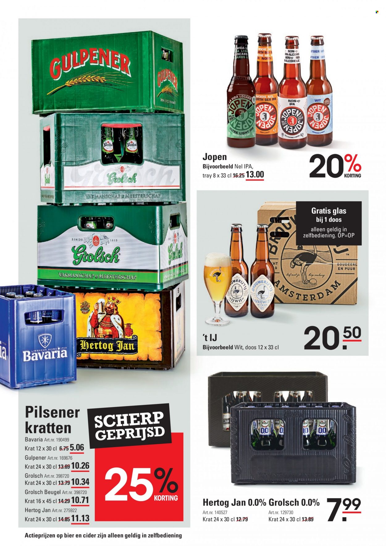 thumbnail - Sligro-aanbieding - 12-5-2022 - 30-5-2022 -  producten in de aanbieding - pilsener, Hertog Jan, Grolsch, Bavaria, bier, cider. Pagina 20.
