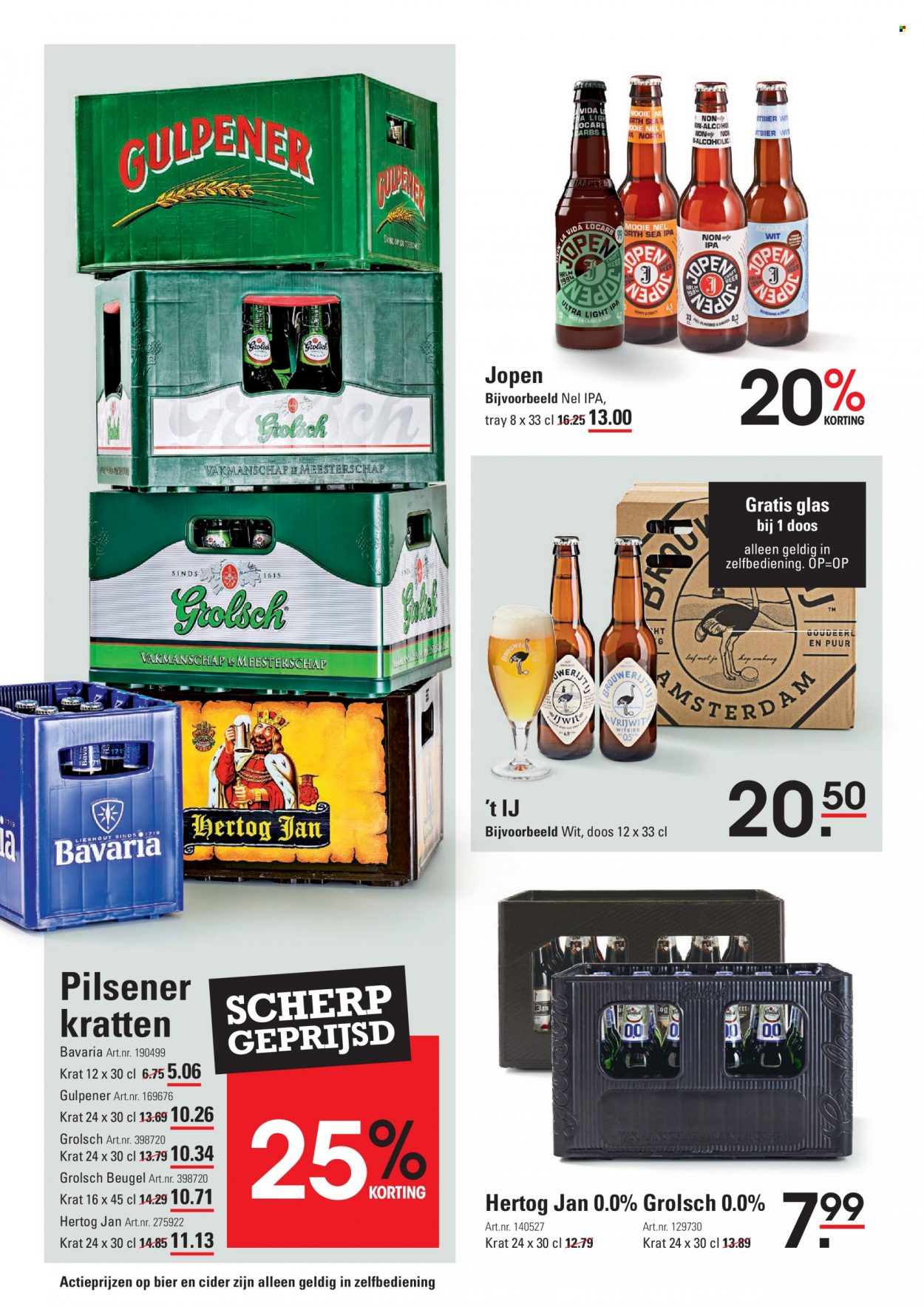thumbnail - Sligro-aanbieding - 12-5-2022 - 30-5-2022 -  producten in de aanbieding - pilsener, Hertog Jan, Grolsch, Bavaria, bier, sla, cider. Pagina 12.