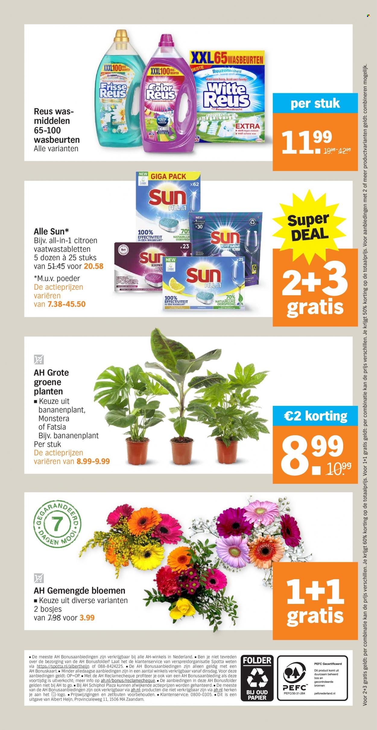thumbnail - Albert Heijn-aanbieding - 23-5-2022 - 29-5-2022 -  producten in de aanbieding - citroen, vaatwastabletten. Pagina 35.
