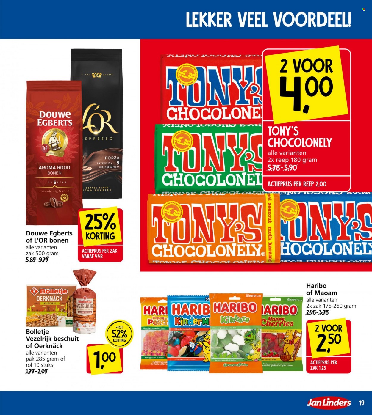 thumbnail - Jan Linders-aanbieding - 23-5-2022 - 29-5-2022 -  producten in de aanbieding - chocolade, Douwe Egberts, L’or. Pagina 19.