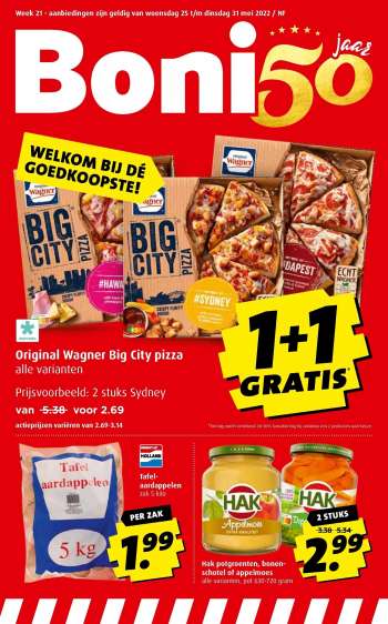 Boni-aanbieding - 25.5.2022 - 31.5.2022.