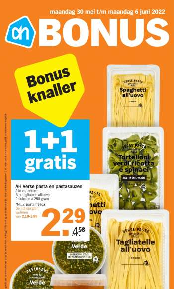 Albert Heijn-aanbieding - 30.5.2022 - 6.6.2022.