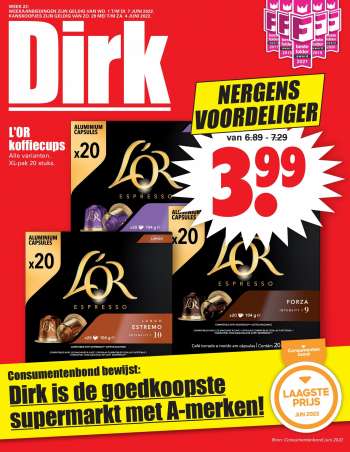 Dirk-aanbieding - 29.5.2022 - 4.6.2022.
