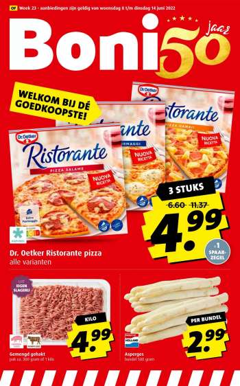 Boni-aanbieding - 8.6.2022 - 14.6.2022.