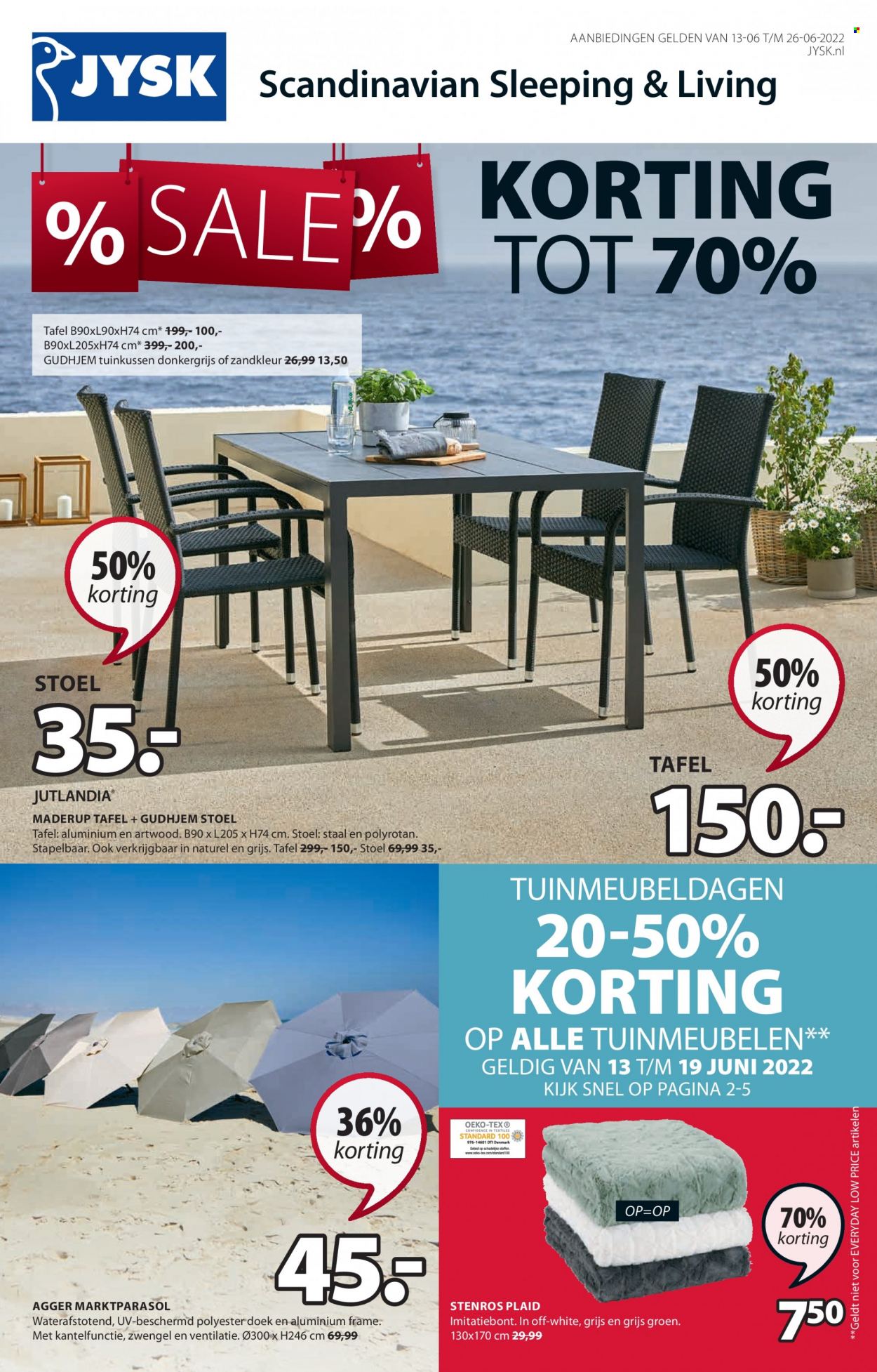 JYSK-aanbieding - 13-6-2022 - 26-6-2022. Pagina 1