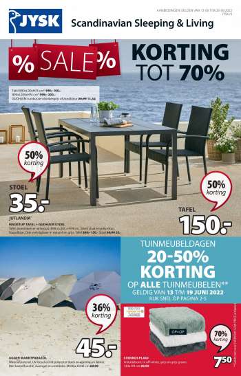 JYSK-aanbieding - 13.6.2022 - 26.6.2022.