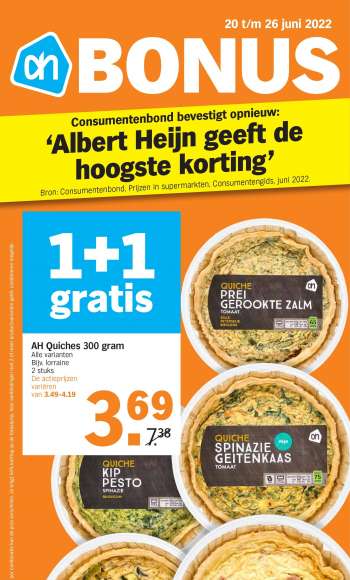Albert Heijn-aanbieding - 20.6.2022 - 26.6.2022.
