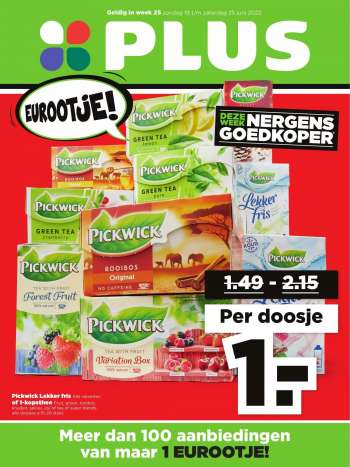 Plus-aanbieding - 19.6.2022 - 25.6.2022.
