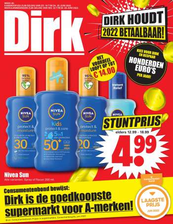 Dirk-aanbieding - 22.6.2022 - 28.6.2022.