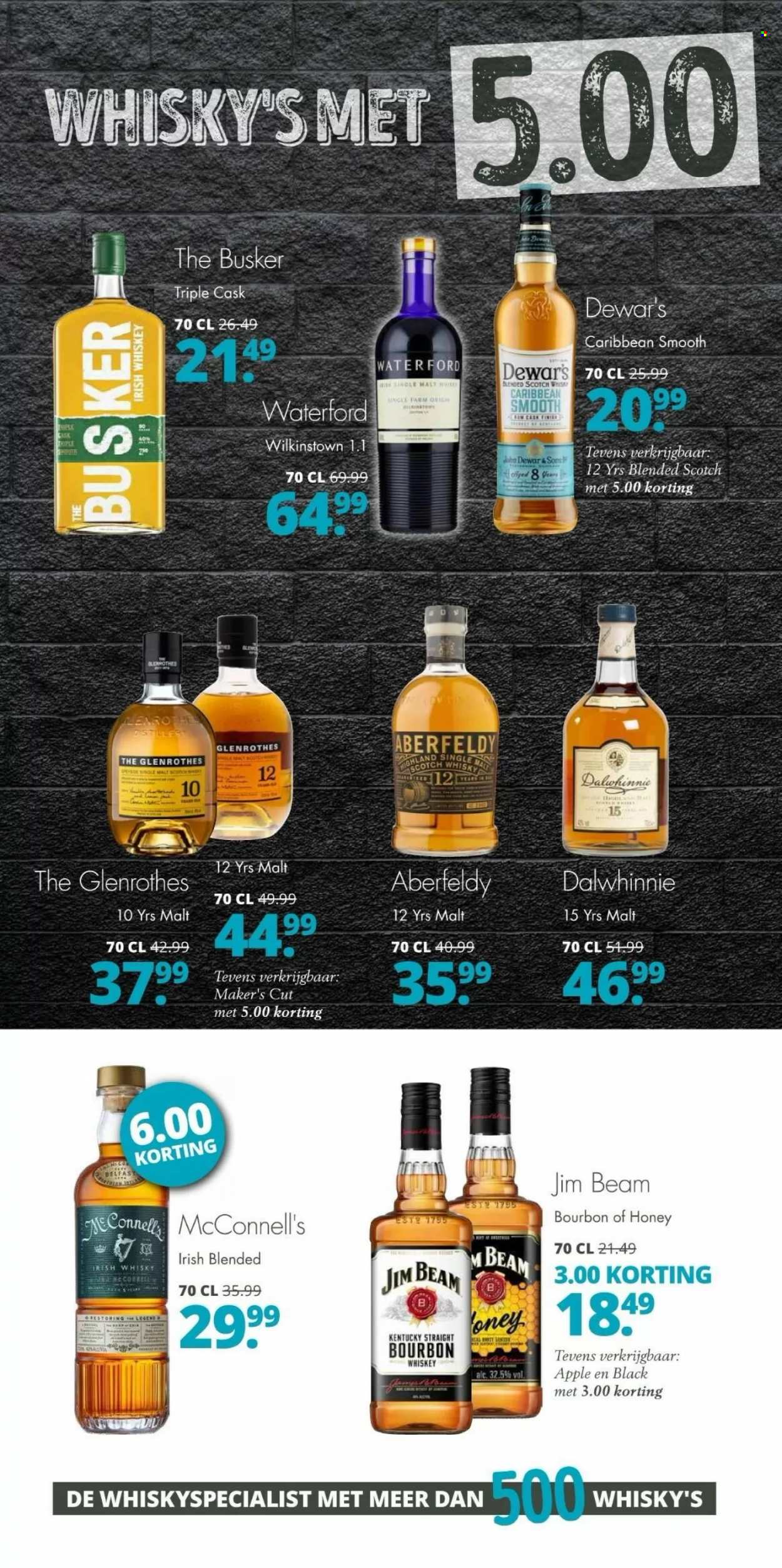 Mitra-aanbieding - 20.6.2022 - 3.7.2022 -  producten in de aanbieding - blended scotch whisky, Bourbon, irish whiskey, Jim Beam, scotch whisky, Single Malt, whiskey, whisky. Pagina 2.