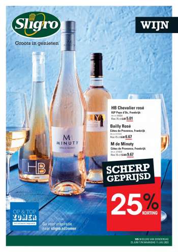 Sligro-aanbieding - 23.6.2022 - 11.7.2022.